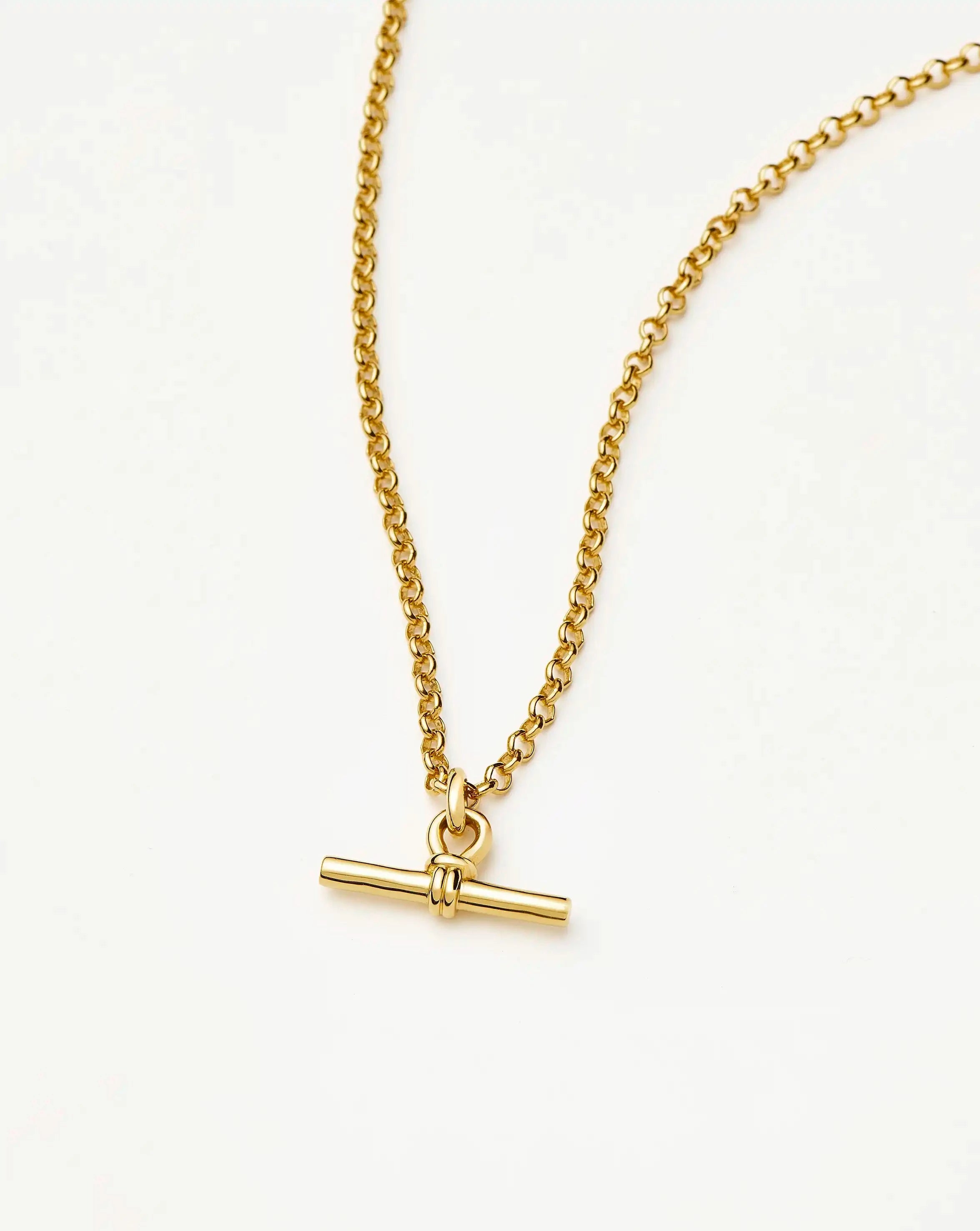 Chunky T-Bar Chain Necklace
